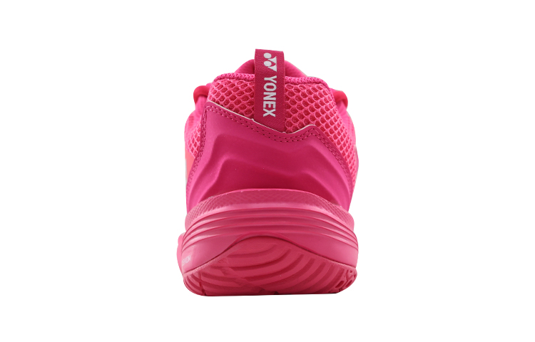 YONEX Cushioning Slip Resistant Breathable Moisture Wicking Coverage Low top Badminton Shoes Unisex Peach Red