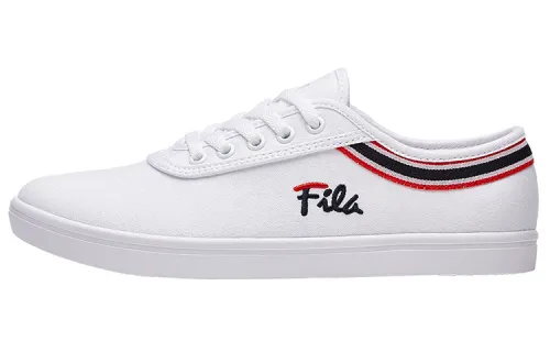 FILA Classic Low top Canvas Shoes Women's White Red Blue
