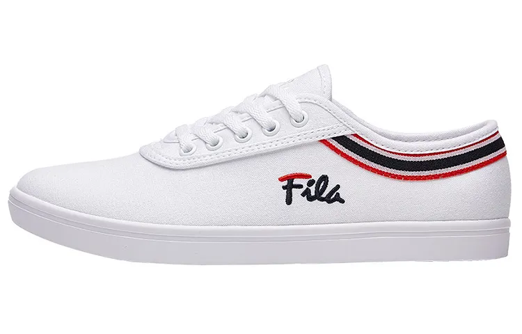 FILA Classic Low top Canvas Shoes Women's White Red Blue