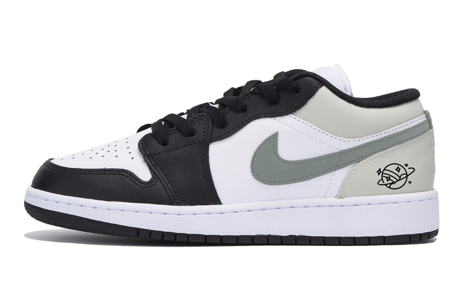 Jordan Air Jordan 1 Vintage Basketball Shoes Men’s Low Top Black/Brown