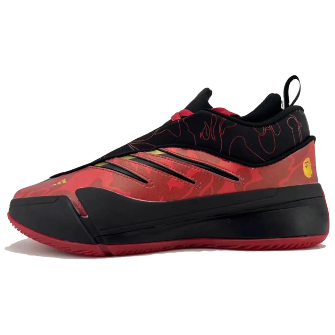 Dame 9 Bape x Dame 9 Adidas ‘Black Scarlet’
