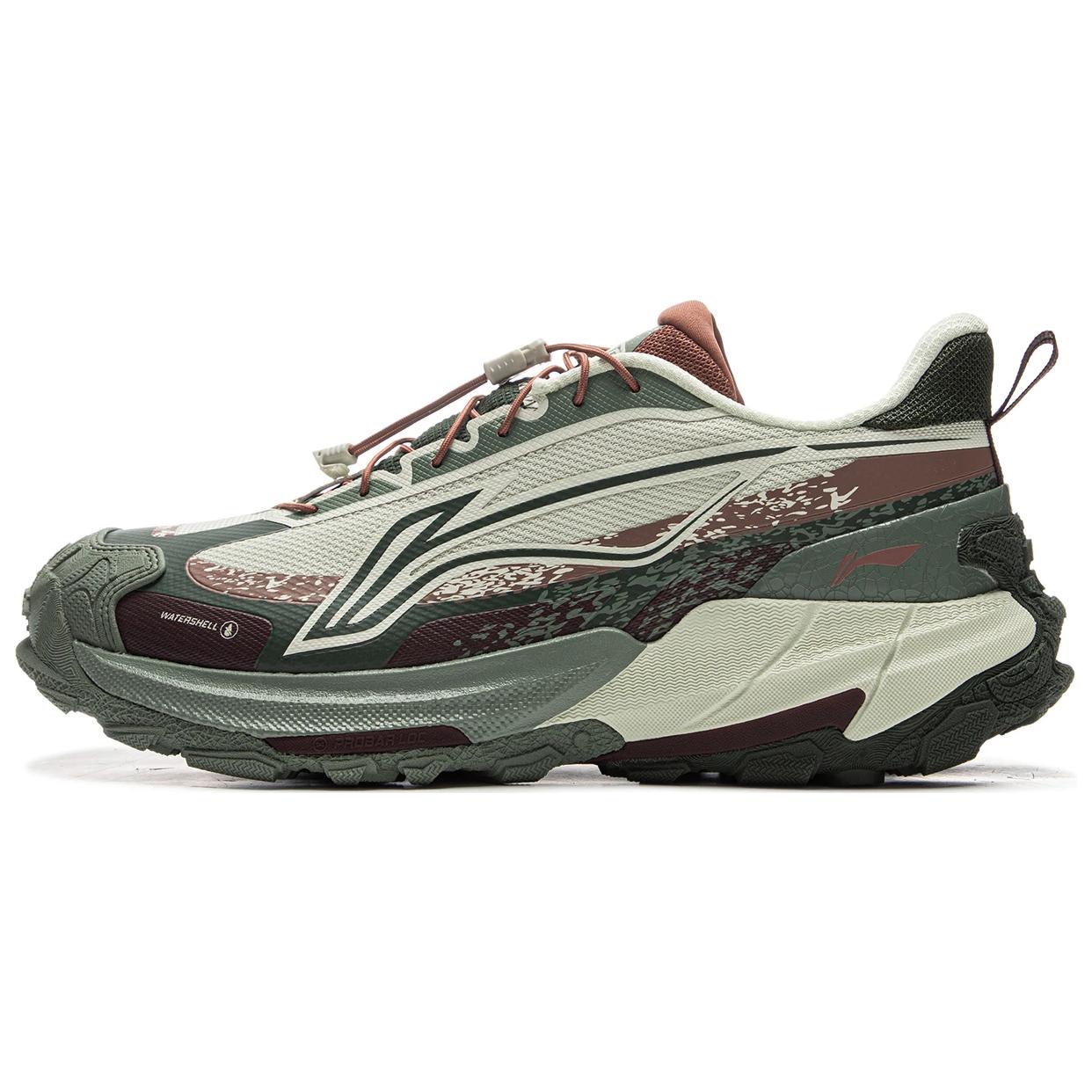 Li Ning Outdoor CF Tracing, Yijie 2.0 Support Abrasion Resistant And Slip Resistant Low top Outdoor Hiking Shoes Unisex