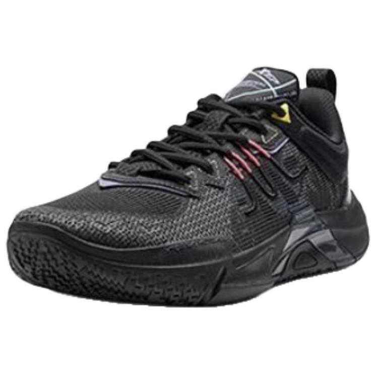 XTEP Slip Resistant Abrasion Resistant Low top Basketball Shoes Men’s Black