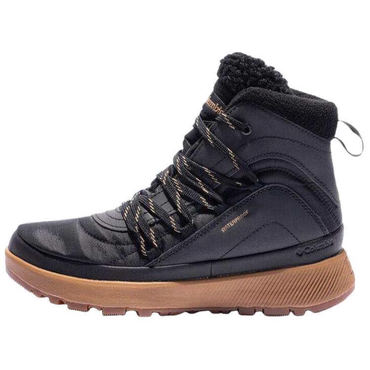 Columbia Red Hills OMNI HEAT Slip Resistant Abrasion Resistant High top Hiking Shoes Women’s Black