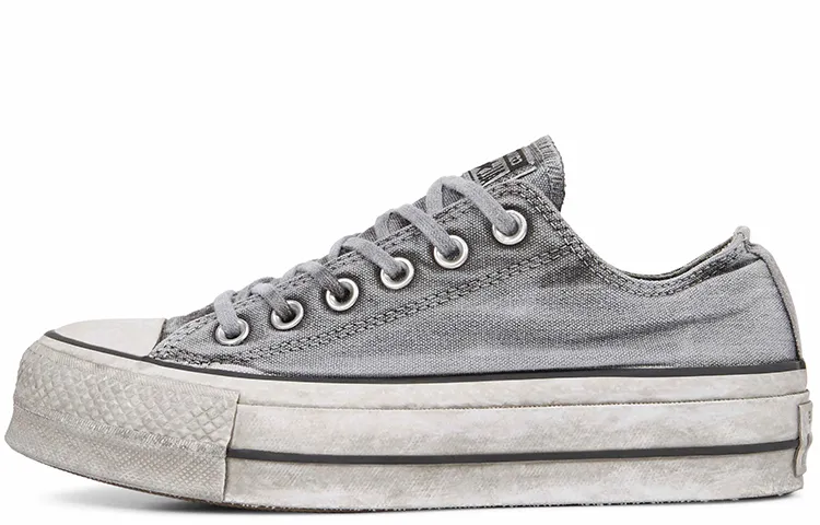 Chuck Taylor All Star Wmns Converse Lift Platform Low 'Smoked Canvas - Grey' Women's