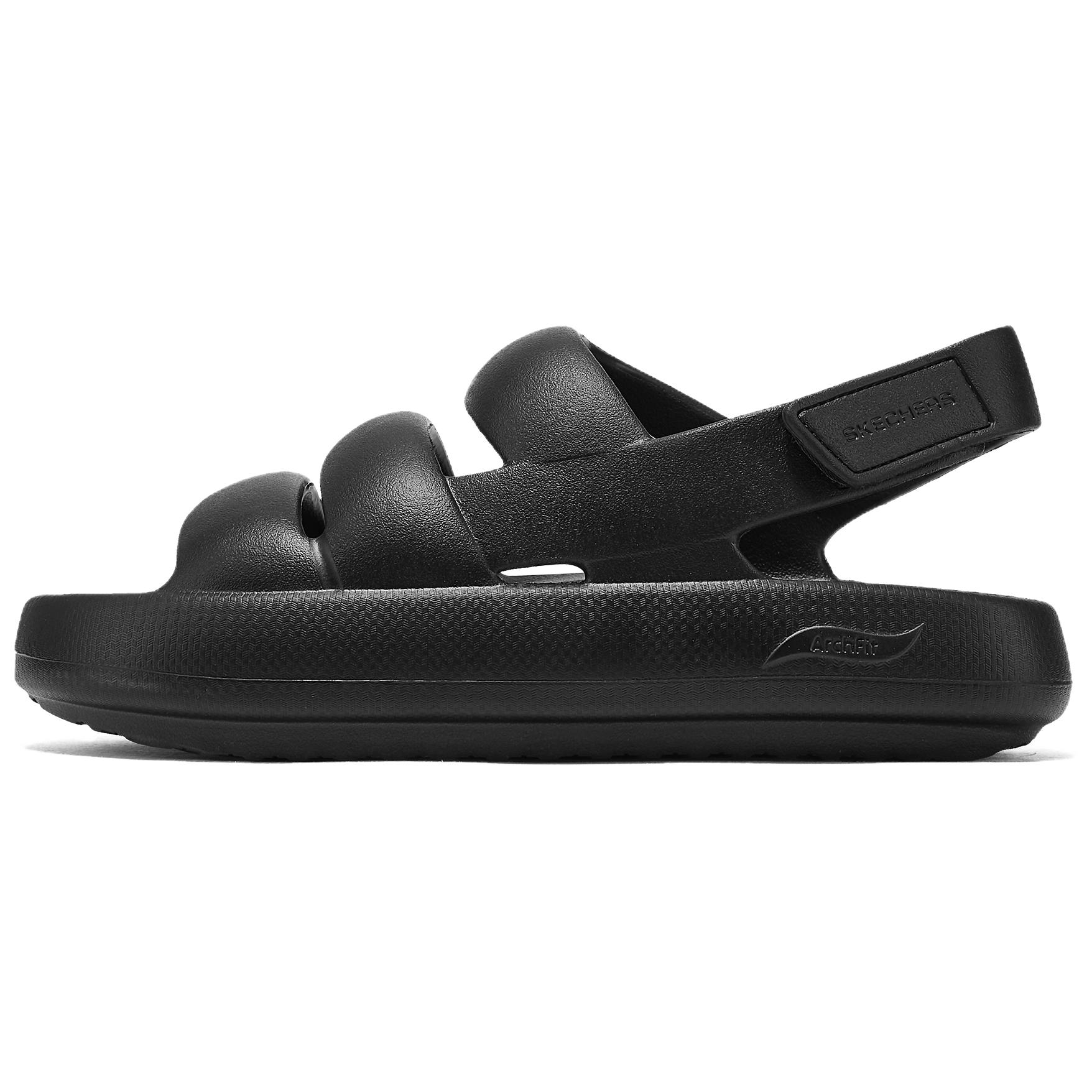 Женские сандалии Skechers Arch Fit (черные)