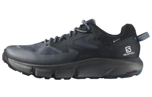 SALOMON Predict Hike Gore Te Abrasion Resistant Low top Outdoor Hiking Shoes Men's Black