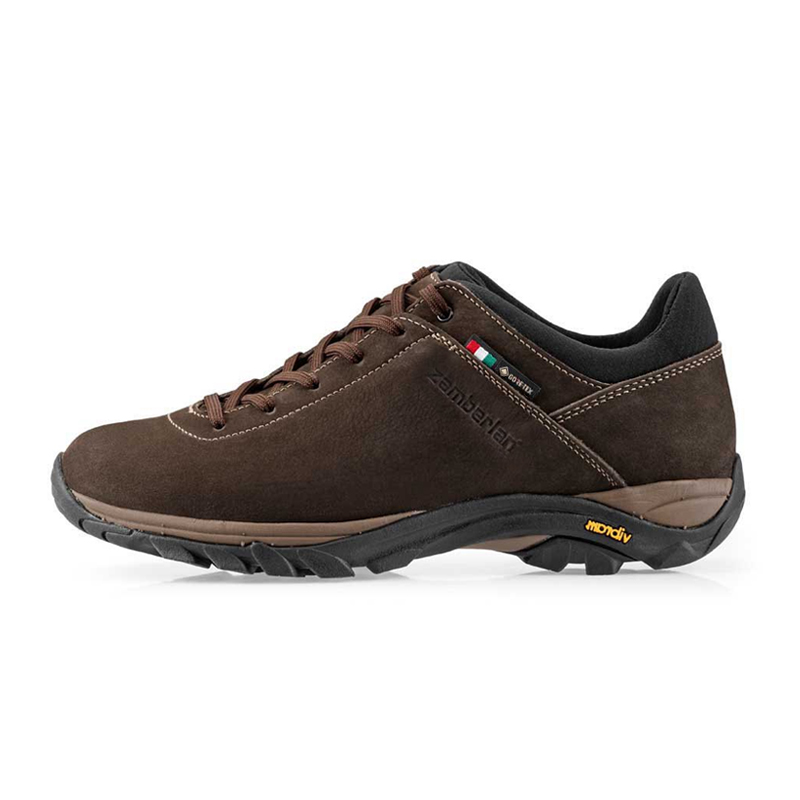 ZANBEILA Cushioning Slip Resistant Abrasion Resistant Waterproof And Breathable Low top Hiking Shoes Men's Coffee