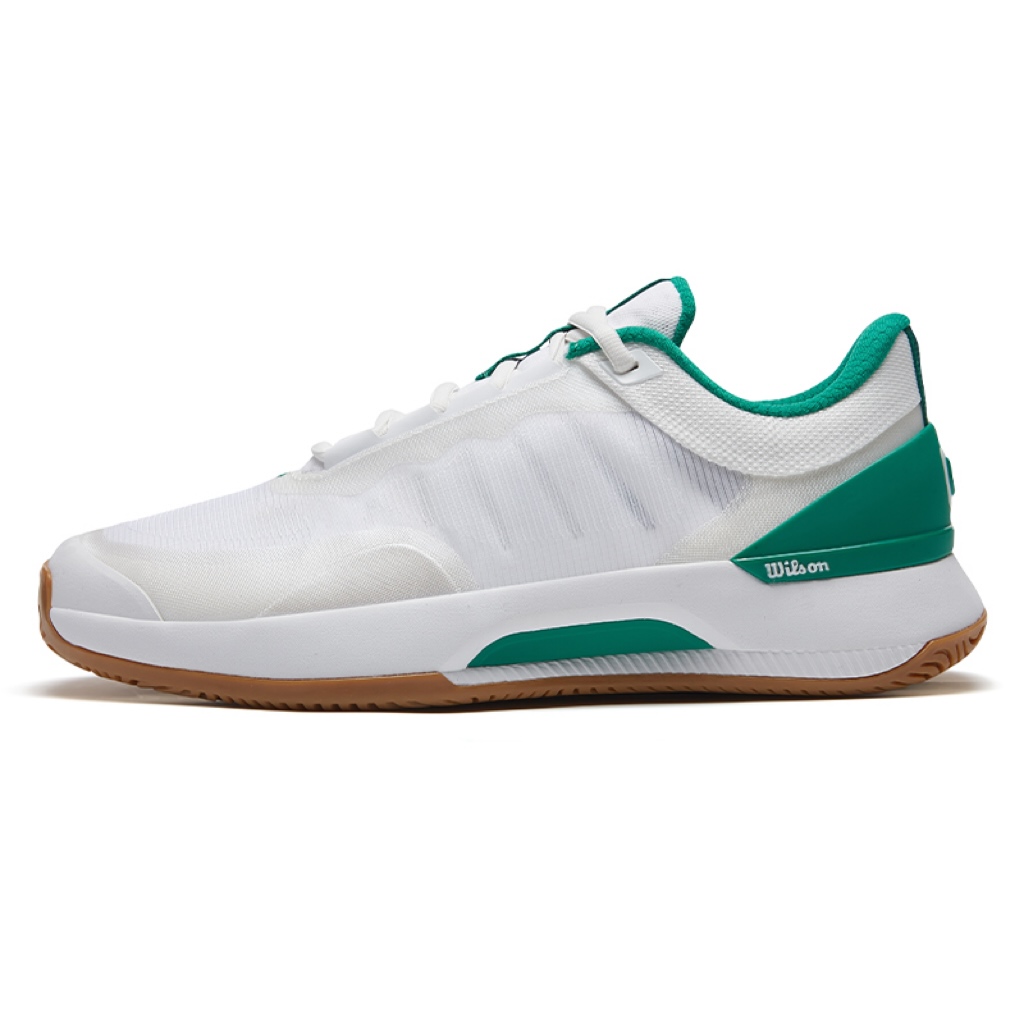 Wilson Cushioning Abrasion Resistant Coverage Support Low top Tennis Shoes Women’s White Green
