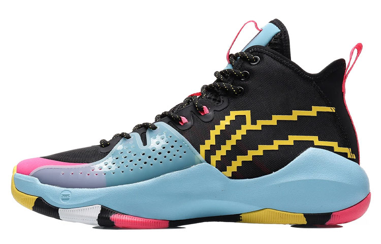 Li Ning Combat Hi Sonic Basketball Shoes Men’s Black Blue