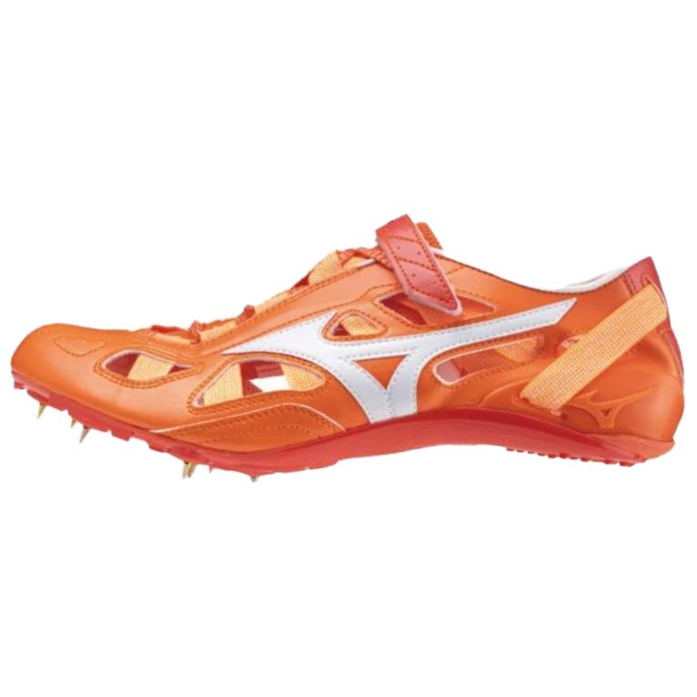 Mizuno Cushioning Abrasion Resistant Functionality Orange Track And Field Shoes Unisex Low top