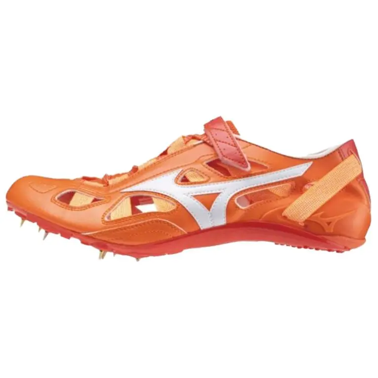 Mizuno Orange Track And Field Shoes Unisex Low top