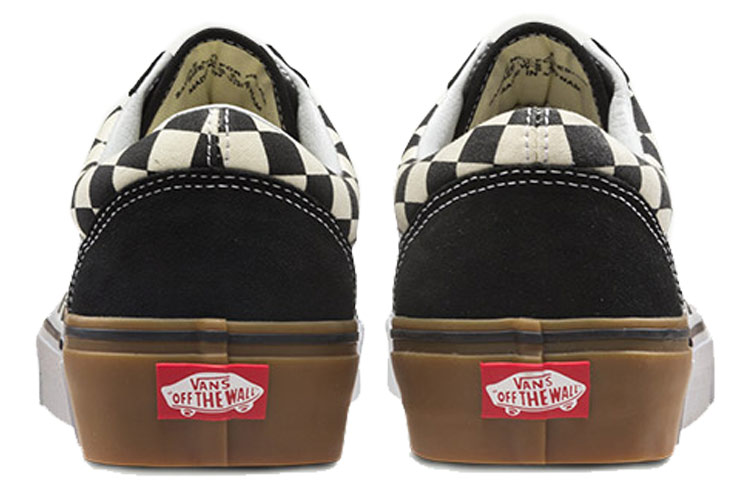 Кеды Vans Old Skool Gum Block (черно-белые) — фото 6