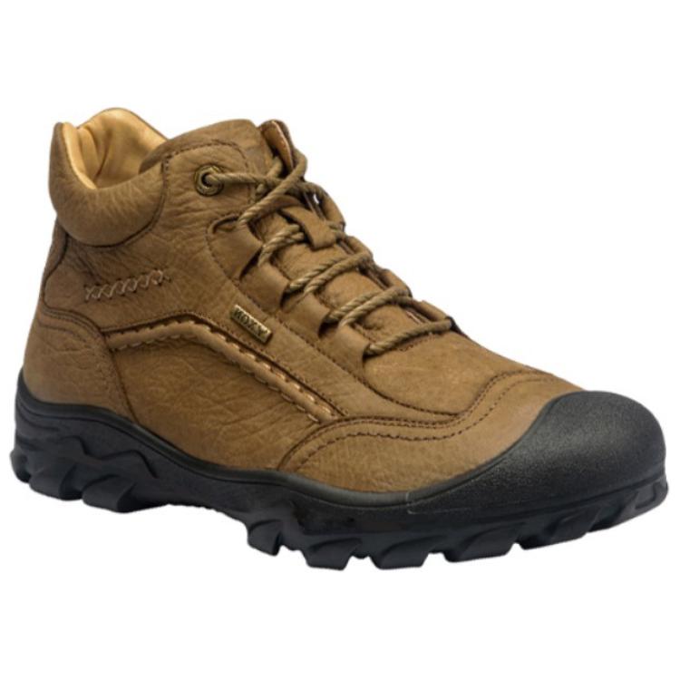 XGN Fleece Lined Thermal Non Slip And Waterproof Mid top Mountaineering Shoes Men’s Khaki