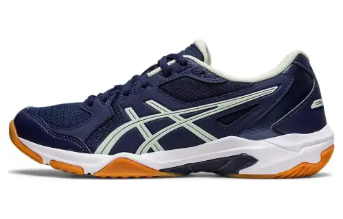 Asics Gel-Rocket 10 Volleyball Shoes Low Top Training Shoes Women's Blue Cyan