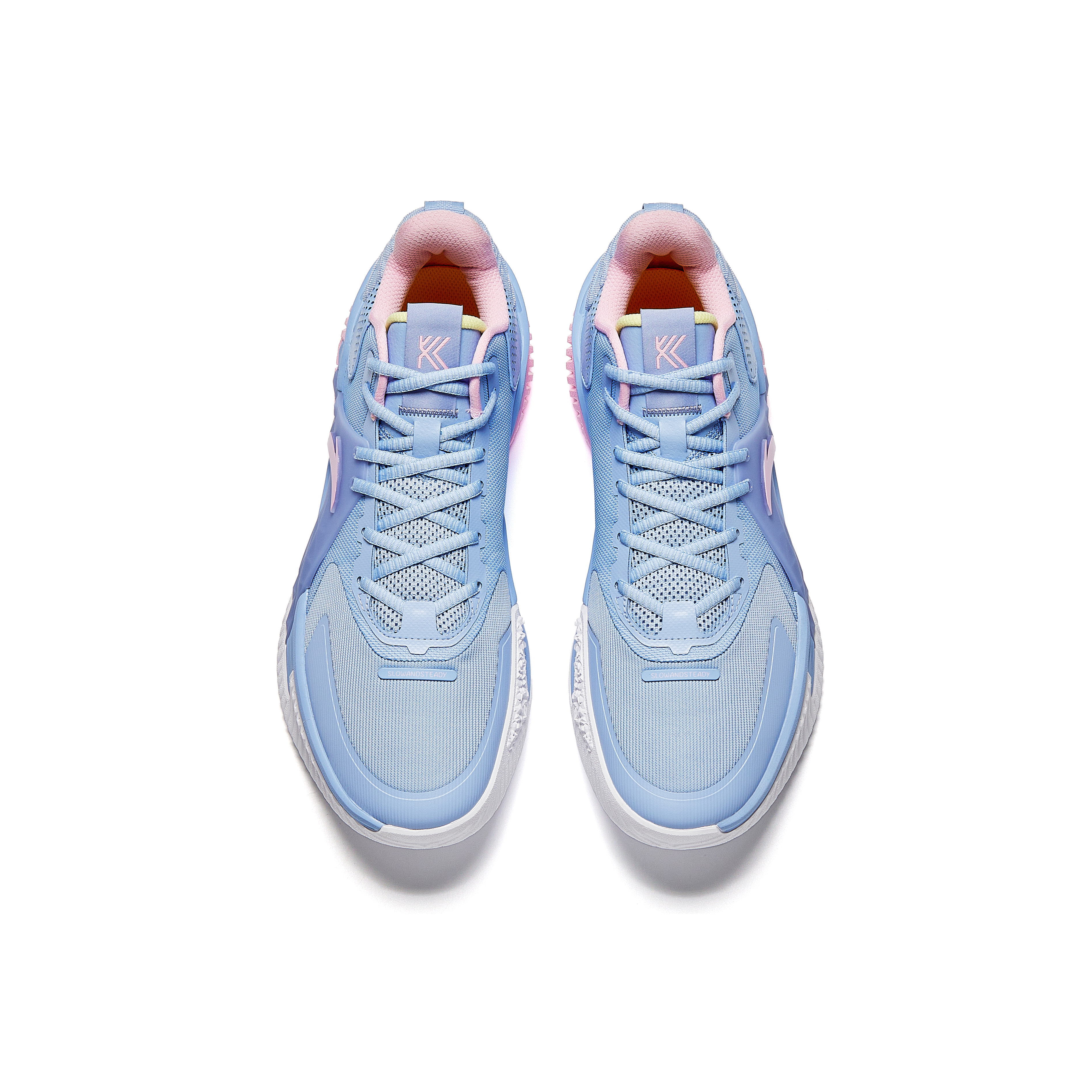 ANTA Airspace 5 Basketball Shoes Men’s Low Top Danube Blue/Cute Pink