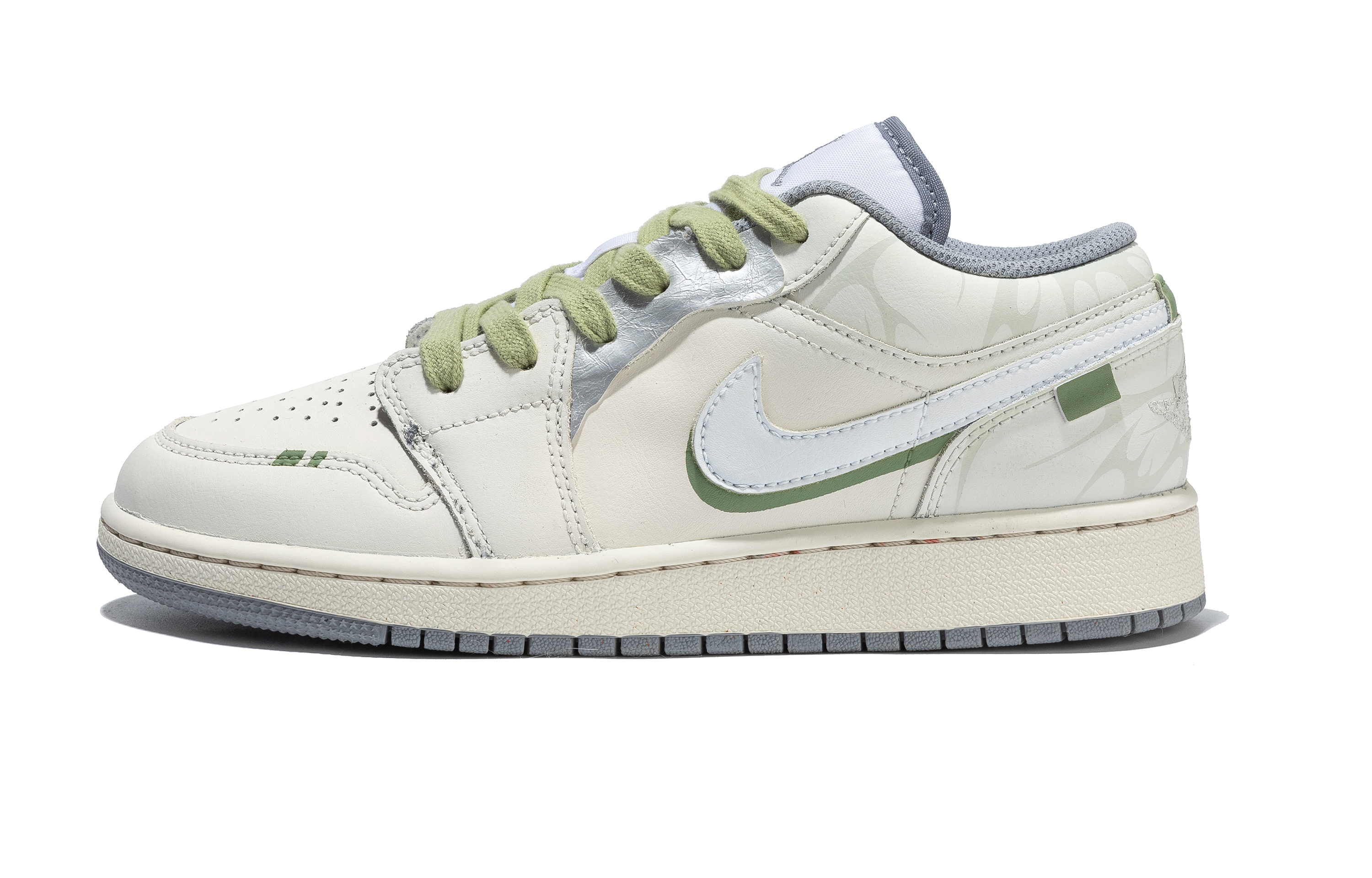 Jordan Air Jordan 1 The Wizard Of The Green Shadow Slip Resistant Abrasion Resistant Slip Resistant Abrasion Resistant