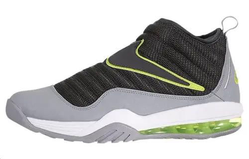 Nike Air Max Evolve Rodman Cushioning, Wear Resistant Mid top Basketball Shoes Men's Black Gray Green