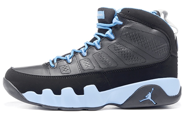 Jordan Air Jordan 9 Retro Slim Jenkins High Top Retro Basketball Shoes Men's Blue Black