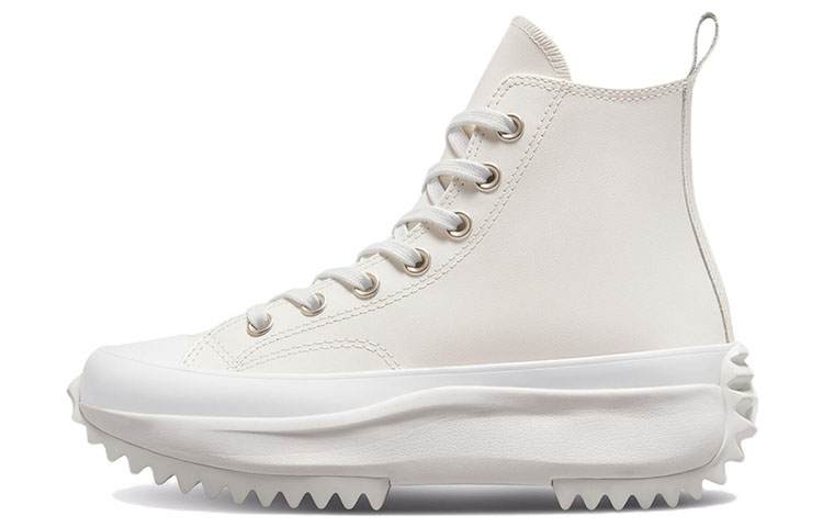 Run Star Converse Hike Platform High 'Iridescent - Vintage White Pure Silver'
