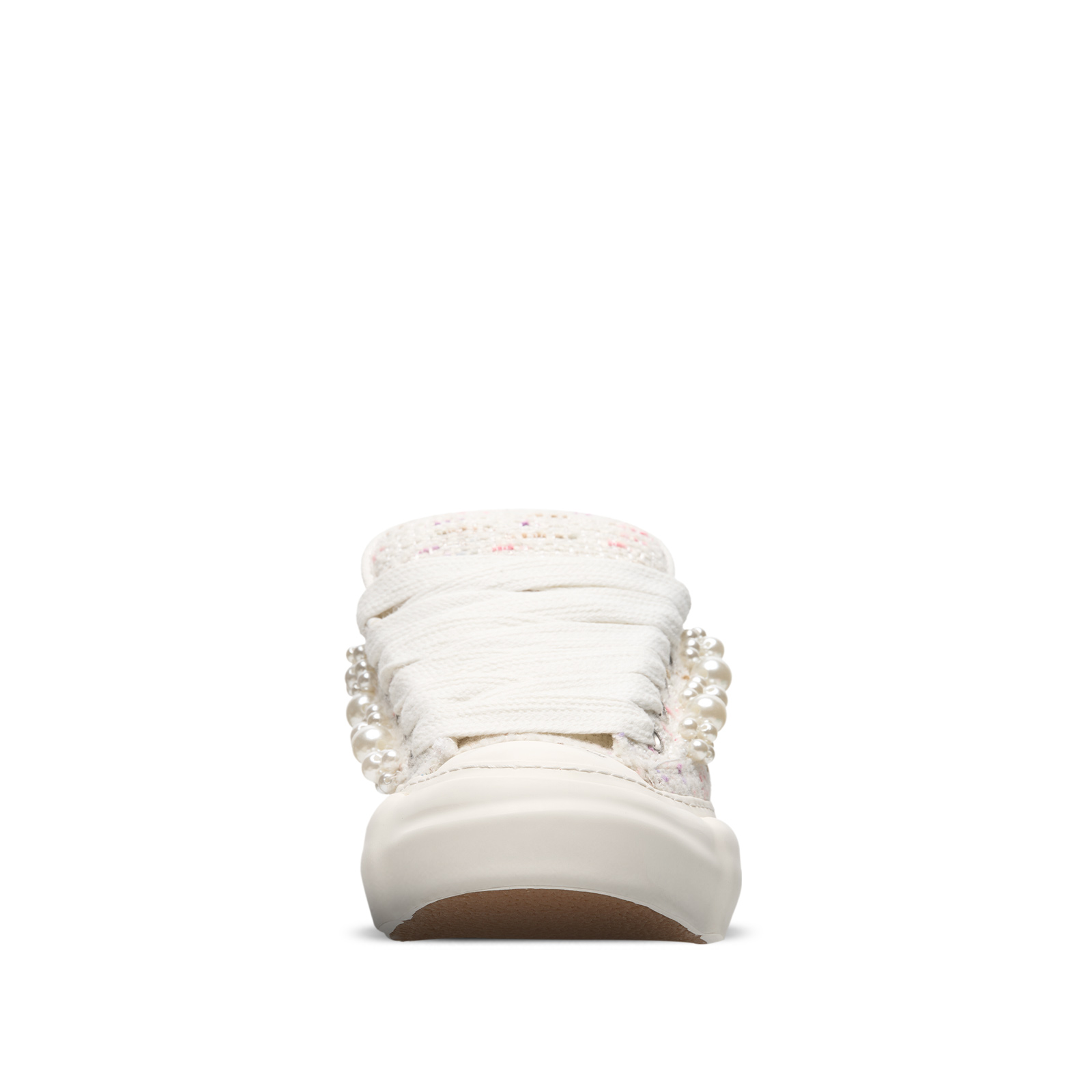 XVESSEL Pearl Nougat, Fine Velvet Mid top Canvas Shoes Unisex