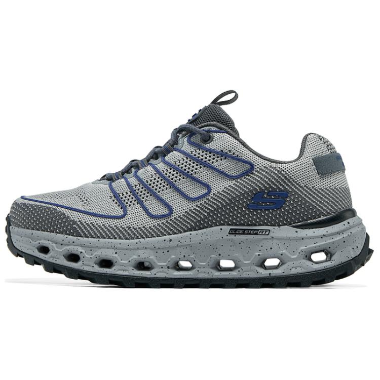 Skechers GLIDE STEP At Low top Mountaineering Shoes Men’s Gray Blue