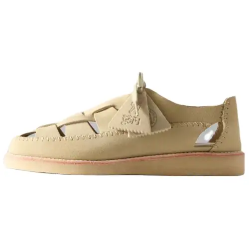 KITH Clarks Originals Ridgevale Comfortable And Breathable Beach Sandals Men's Yellow