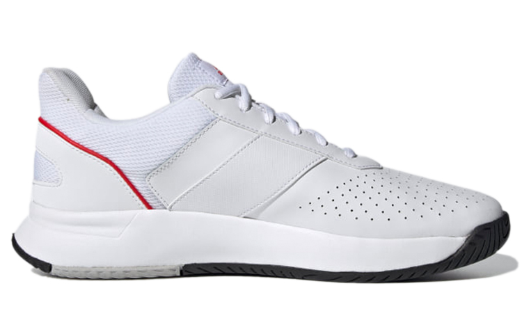 Adidas Courtsmash Shoes White/Green/Red