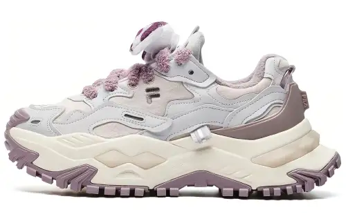 FILA FUSION Bianco Fashion Sneakers 'White Purple' Women's