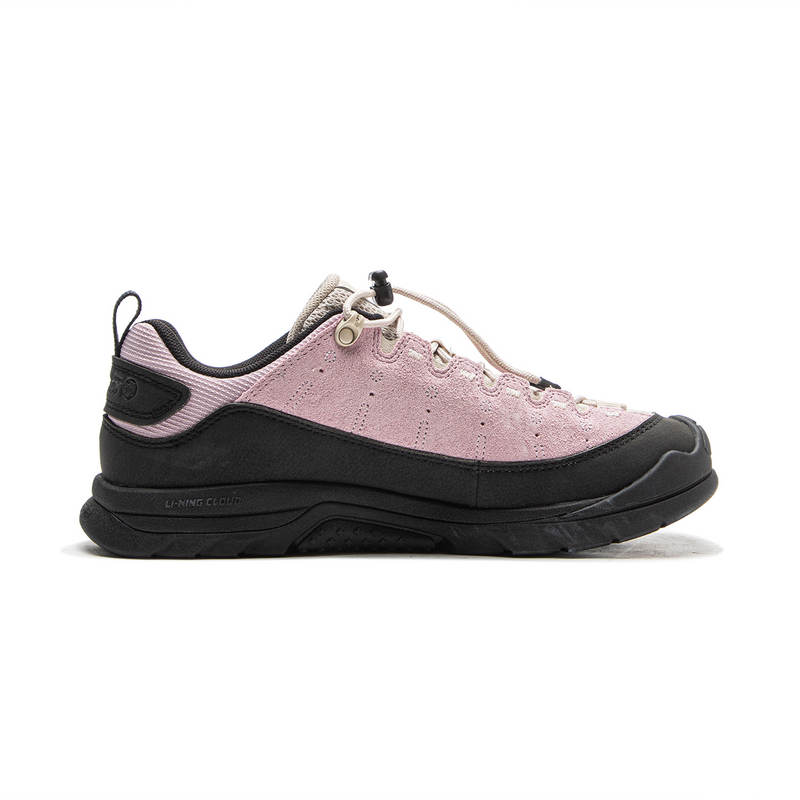 Li Ning Outdoor CF Tracing, Forest Grace SE Low top Outdoor Hiking Shoes Unisex Pink