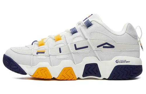 FILA Low top Vintage Basketball Shoes Men's Gray White