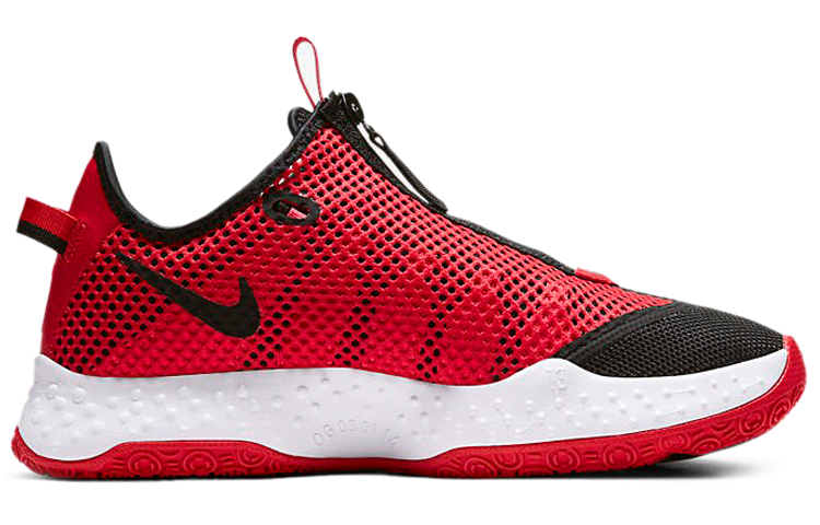 Мужские кроссовки Nike PG 4 EP (черно-красный) — Чёрныйкрасный — фото 2