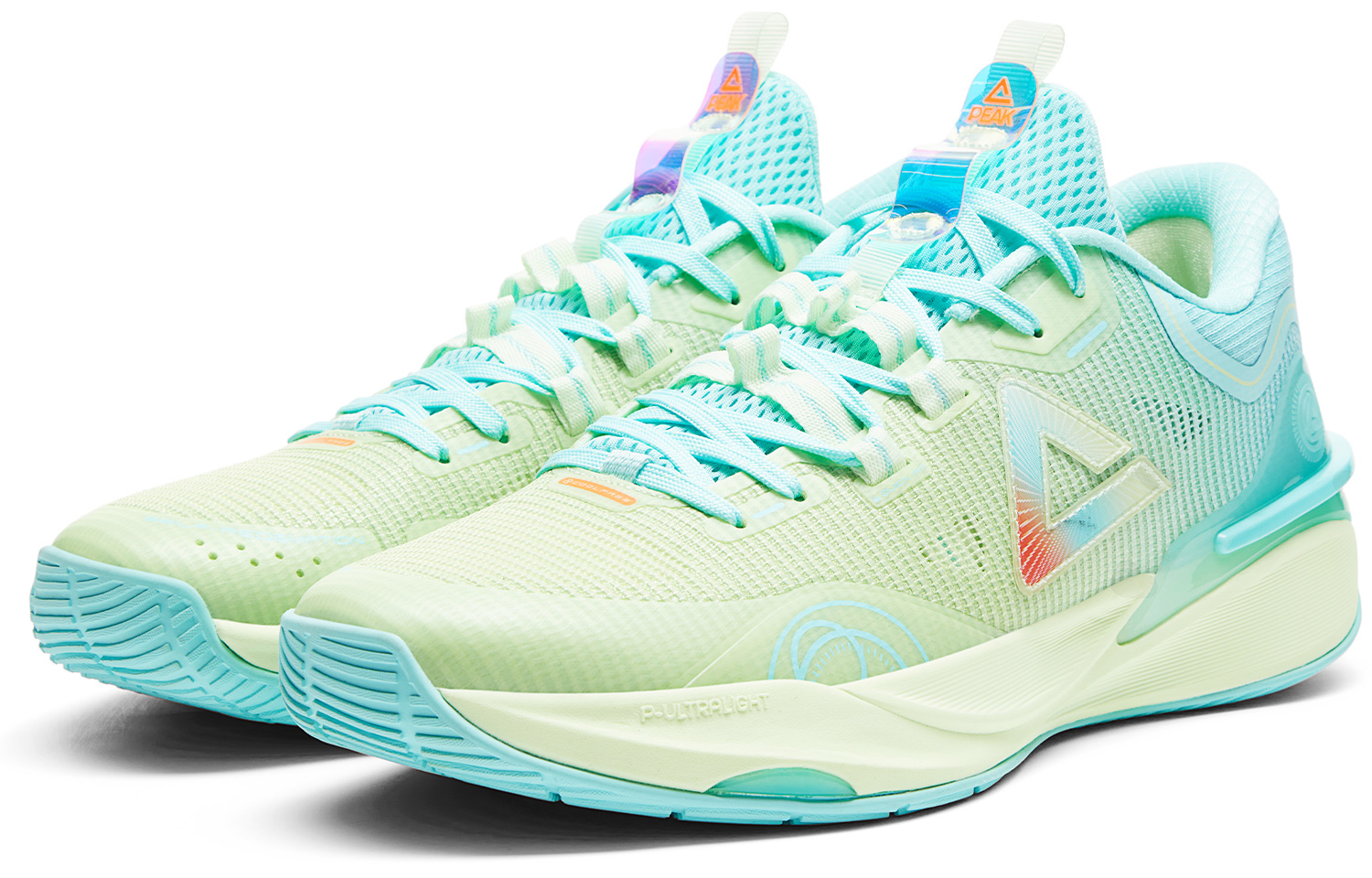 PEAK Basketball Shoes Men’s Low Top Green