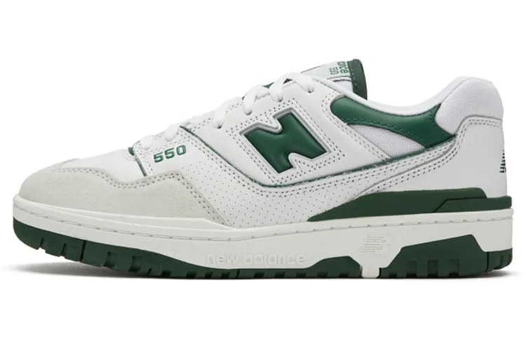 New Balance NB 550 Premium Pack Low top Vintage Basketball Shoes Unisex Green
