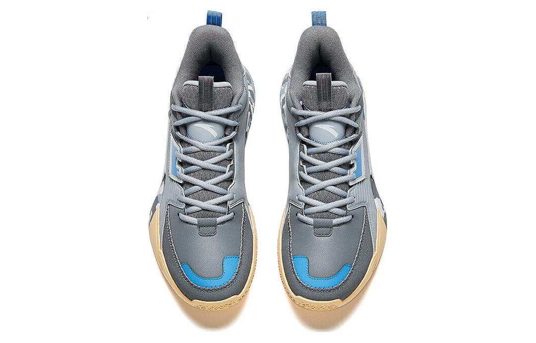 Anta Speedy 3 Abrasion Resistant Mid top Basketball Shoes Men’s Gray