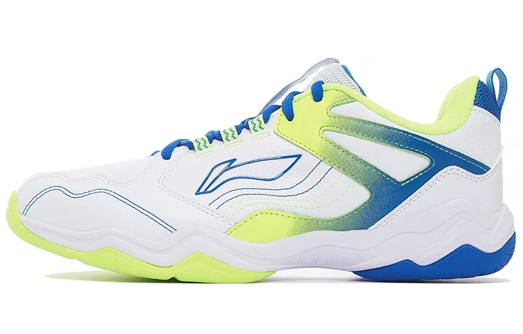 Li Ning Sound Waves Badminton Shoes Unisex Low Top Standard White/Pale Blue