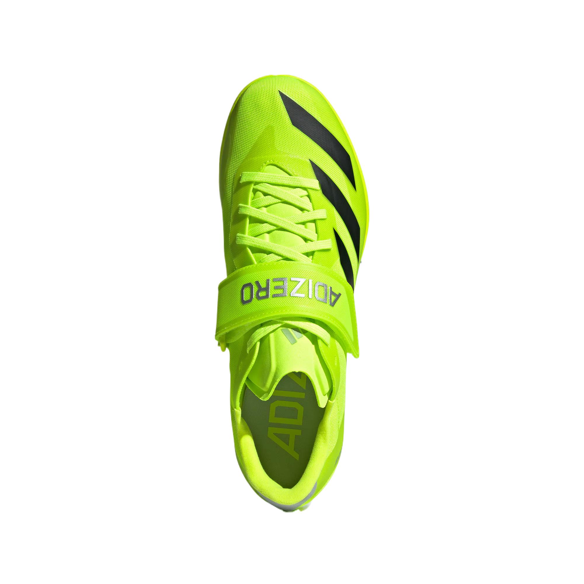 Adidas Adizero Hj Track And Field Lucid Lemon Core Black Silver Metallic