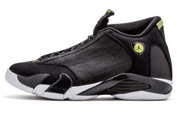 Jordan Air Jordan 14 Retro Indiglo Comfortable Shock Absorbing Anti-Slip Mid Top Retro Basketball Shoes Men's Oxidized Green 2016 Edition