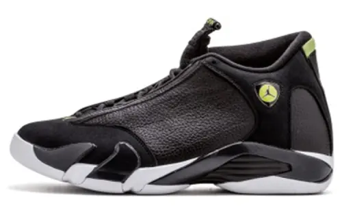 Jordan Air Jordan 14 Retro Indiglo Comfortable Shock Absorbing Anti-Slip Mid Top Retro Basketball Shoes Men's Oxidized Green 2016 Edition