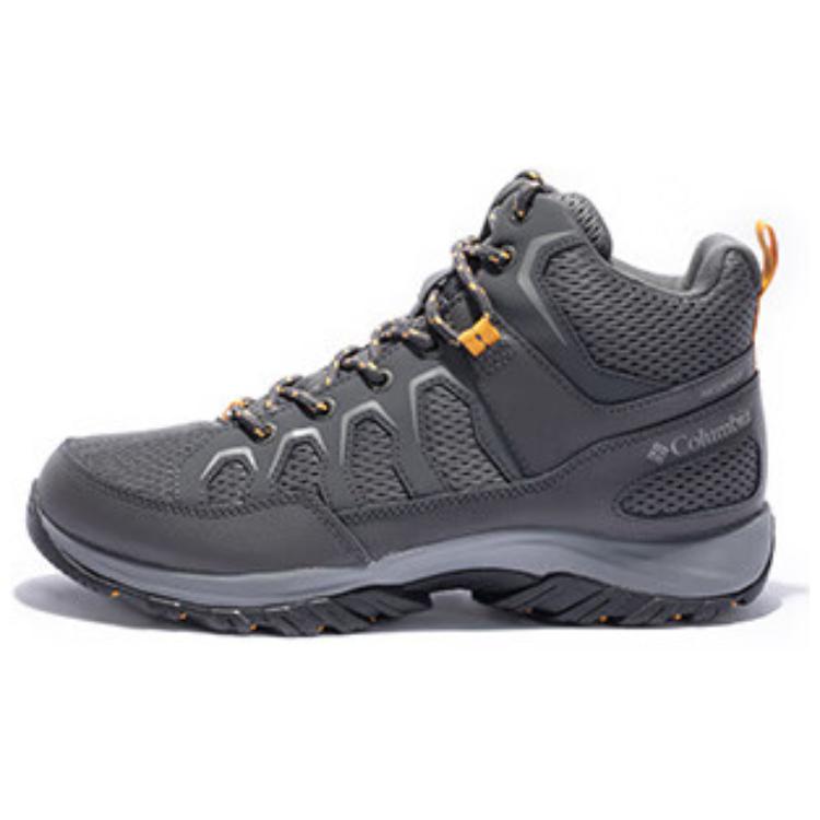 Columbia Slip Resistant Abrasion Resistant Mid top Hiking Shoes Men’s Gray