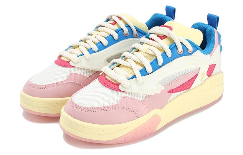 FILA FUSION Lifestyle Basketball Heritage Sneakers ‘White Blue Pink’ Women’s