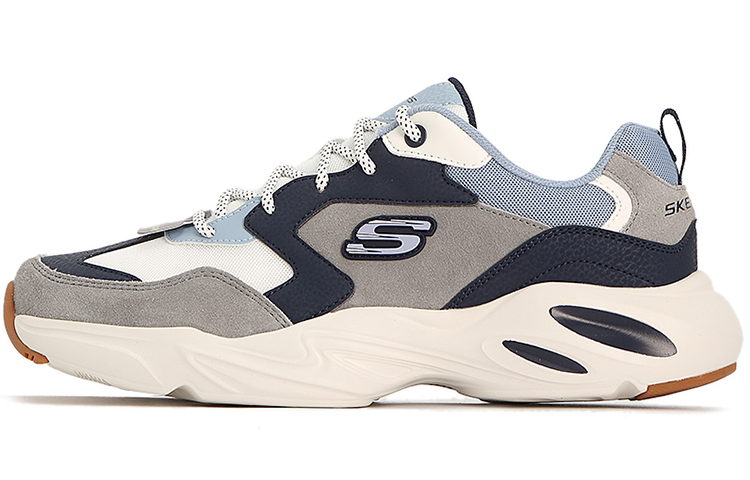 Мужские кроссовки Skechers Stamina Airy (темно-синие / серые)
