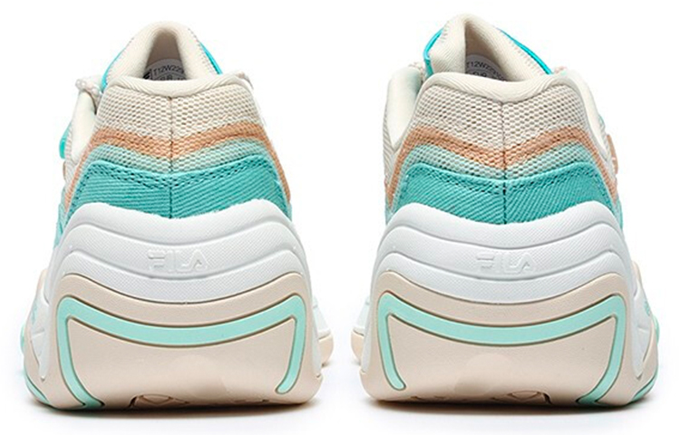 FILA FUSION Textile, Synthetic Leather Low top Vintage Basketball Shoes Women’s Umber Green