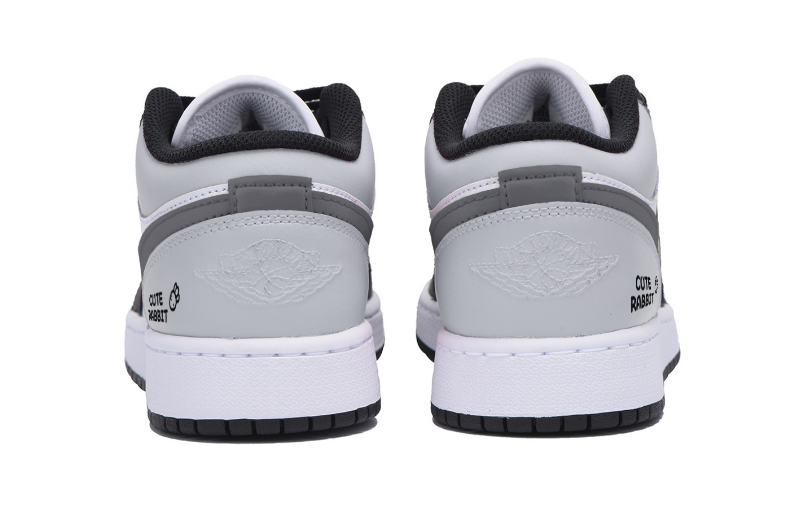 Jordan Air Jordan 1 Urban Chic Style Vintage Low top Vintage Basketball Shoes Men’s White Dark Gray