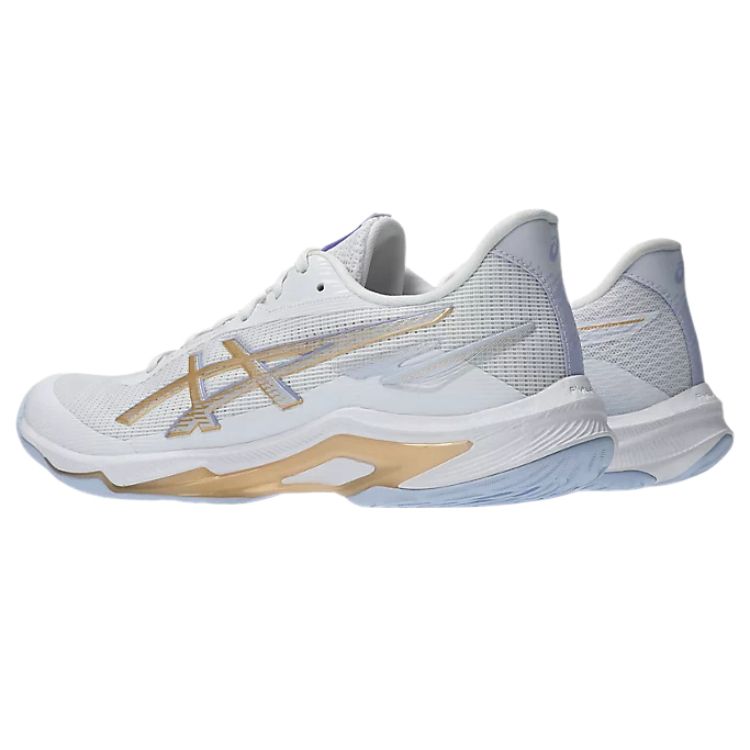 ASICS NETBURNER BALLISTIC FF 4 Cushioning Low top Training Shoes Women’s White Gold