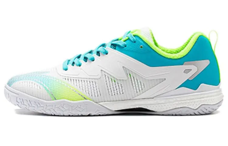 Li Ning Cushioning Functional Classification Cushioning Functionality Low top Table Tennis Shoes Unisex White Blue