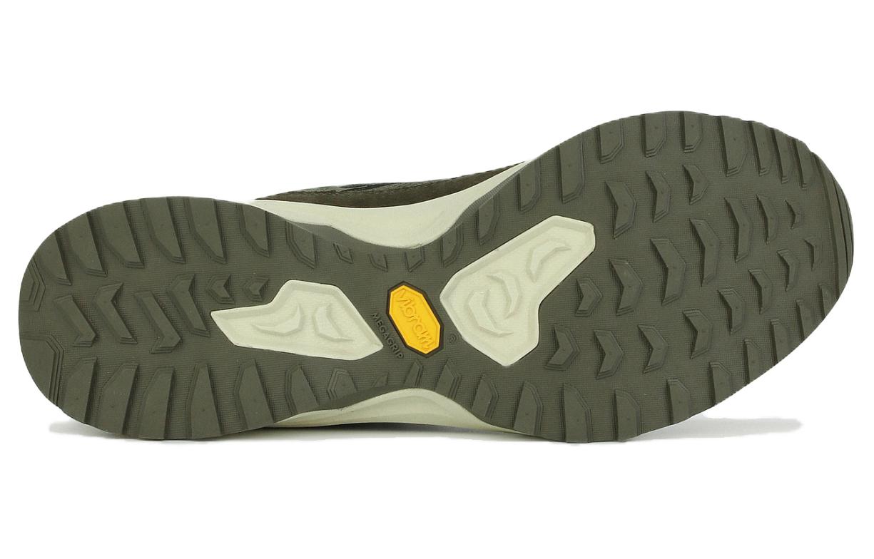 KOLON SPORT Motion Cushioning Slip Resistant Abrasion Resistant Waterproof Low top Hiking Shoes Unisex Green