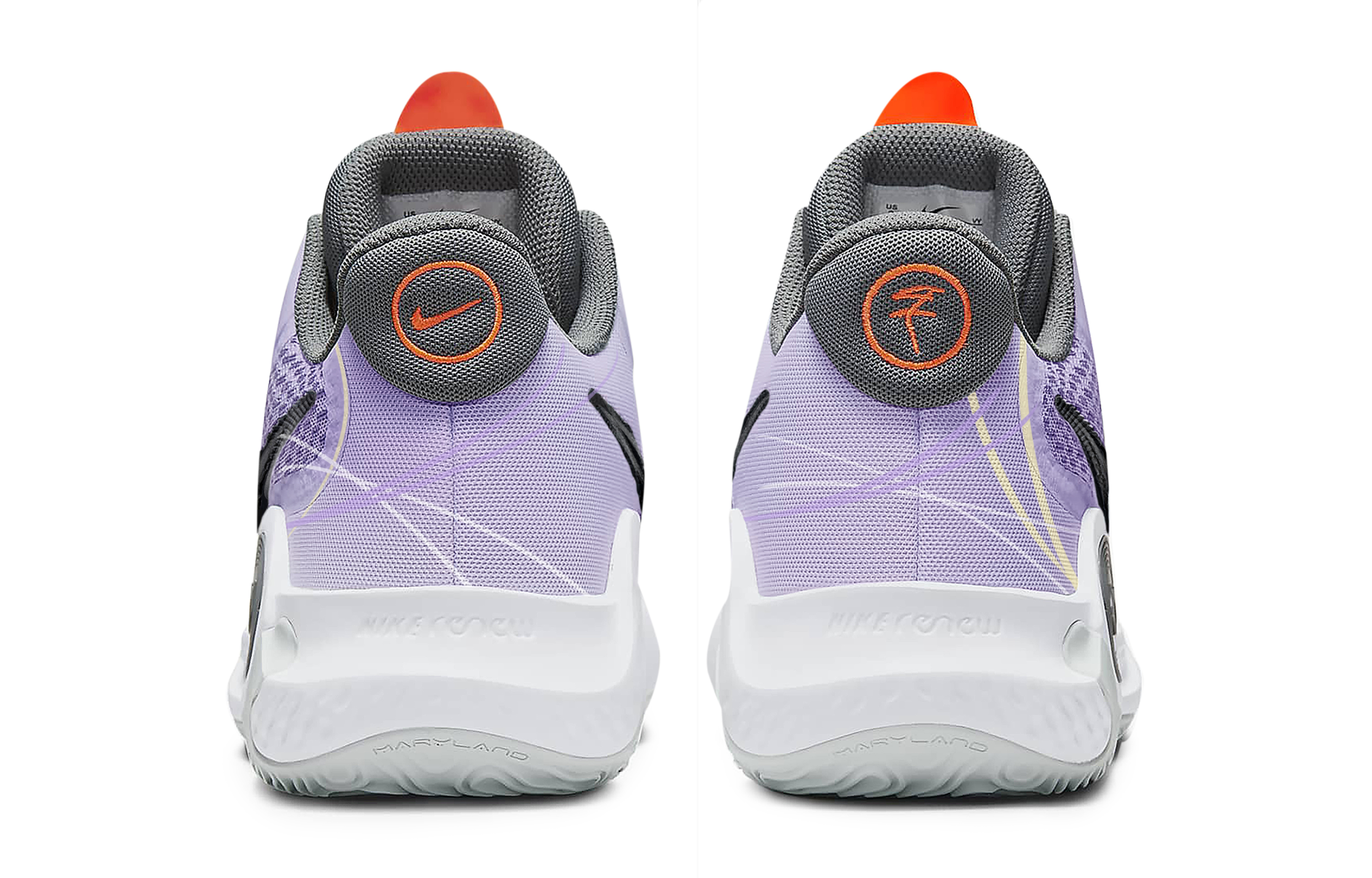 Nike KD Trey 5 IX Basketball Shoes Unisex Mid Top Yellow/Purple/Gray/Black