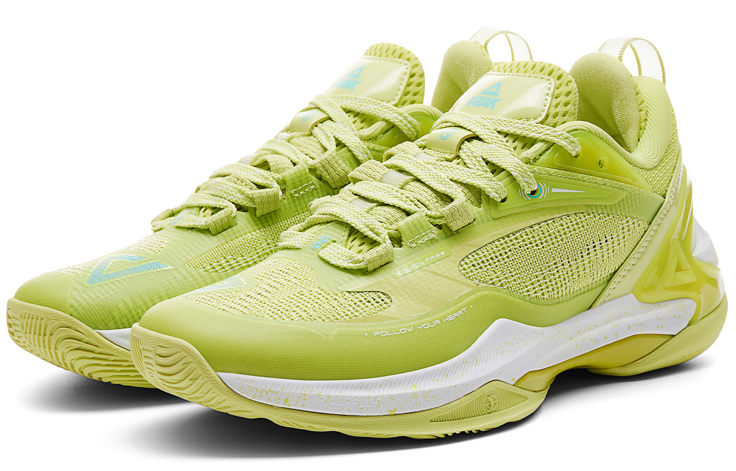 PEAK Light And Agile 2.0 Basketball Shoes Women’s Low Top Light Acid Green