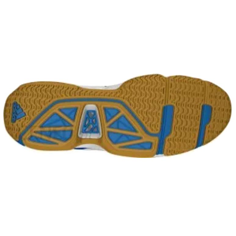 Adidas Bt Feather Cushioning, Wear Resistant Low top Badminton Shoes Unisex Blue White
